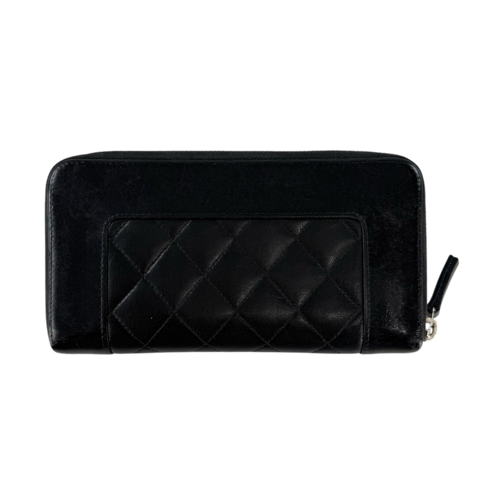 CHANEL Authentic Mademoiselle Black Quilted Wallet - Picture 2 of 11